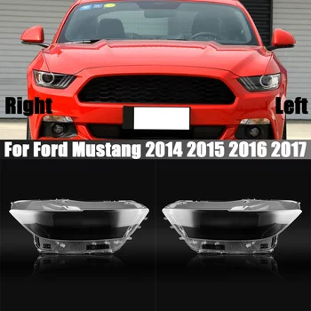 Ford Mustang 2014 2015 2016 2017 Lukturi Segtu Lukturi Shell Pārskatāmu Vāku, Lampshdade Priekšējo Lukturu Korpusa Objektīvs