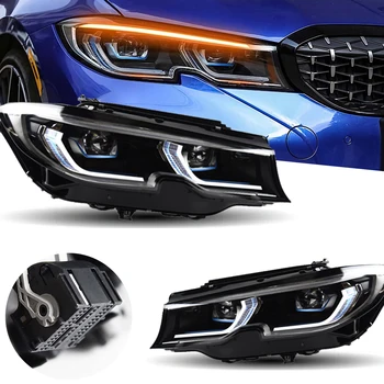 Lukturu BMW G20 G28 3. Sērijas LED priekšējie Lukturi 2020-2022 Galvas Lampas Auto Stils DRL Signālu Projektora Objektīvs Auto Piederumi