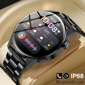 Bluetooth Zvanu Tālrunis Smart Skatīties Vīriešu Ūdensnecaurlaidīgs Sports Fitness Tracker Laika Displejs Ir 2021. Skatīties Jaunu smartwatch vīrieši, Huawei