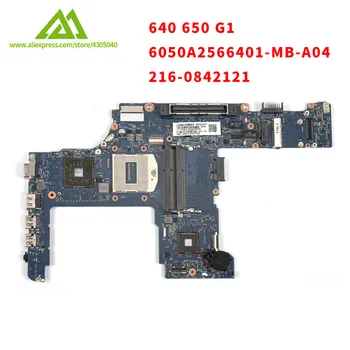 Klēpjdators Mātesplatē HP ProBook 640 G1 650 G1 Klēpjdatoru 6050A2566401-MB-A04 216-0842121 DDR3 Pilnībā Pārbaudīta