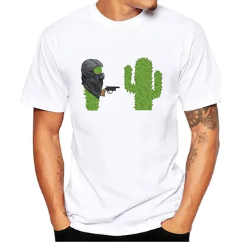 2022. gada Vasarā karstā kaktuss Smieklīgi Cilvēks apkakles Pamata Gadījuma cilvēks Īsām piedurknēm Smieklīgi Tumblr Grafiskais Elastīgs T-krekls, liela