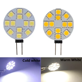 Zemākās Cenas G4 LED Kārta Diapazons Kapuci Spuldze 12v SMD 5050 6/9/12/24 Led LED Laivu Gaisma balta / Warm White Spuldzes Lampas