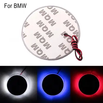 2D Auto LED Logo Aizmugurējā Emblēma Sānu Gaismas Uzlīmi, Emblēmu lukturu Dekori BMW