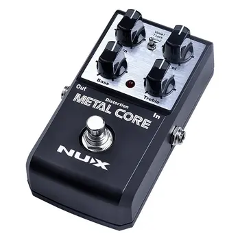 Nux Metāla Core Kropļojuma Efektu Pedālis Signālu Bloķēšanas Funkciju Kopa Elektriskā Ģitāra, Pedālis