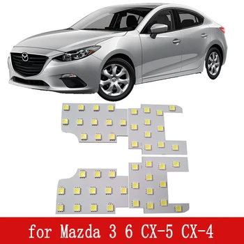 par Mazda6 Mazda3 Atenza Axela CX-4 CX-5 Sedans, Hečbeks GJ LED Auto Jumta saulessarga Spoguļa Lampas Lasīšanas Gaismas Interjera Apgaismojums