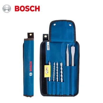 Bosch četri-bedre mūra jāsajauc ar bitu kaltu komplekts (6 gab) Velcro auduma iepakojums