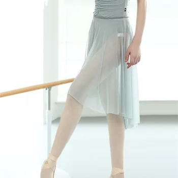 Baleta Svārki Pieaugušām Sievietēm Vidējais Linuma Acs Svārki Deju Tilla Svārki Baleta Izmantot Apģērba Šifona Svārki Melnā Skatuves Kostīmu Sievietēm