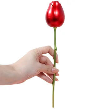 Svētā valentīna Dienā viens metāla rožu rotaslietas iepakojuma kaste, kaklarota, gredzens rotaslietas kaste