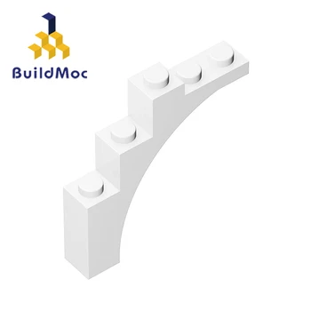 BuildMOC 76768 14395 1x5x4 izliektas ķieģeļu augsto tehnoloģiju Pāreja Nozvejas Celtniecības Bloki Daļas DIY Educa