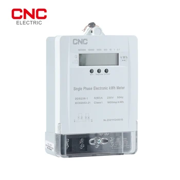 CNC DDS226-1 230V 50Hz Max 60A 1. Klases vienfāzes Elektroniskie Enerģijas Skaitītāju, MAIŅSTRĀVAS Aktīvās Enerģijas Augstas Kvalitātes