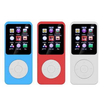 1.8 Collu Krāsu Ekrānu, MP3, MP4 Mūzikas Atskaņotājs, Bluetooth saderīgu 5.0 Diktofonu, FM Radio Suppprt TF Karte Mini Walkman Windows 8