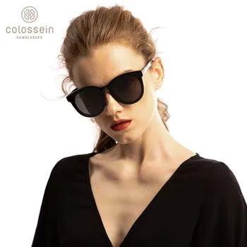 Colossein Vintage Luksusa Saulesbrilles Sieviešu Zīmola Dizaina Polarizētas Saules Brilles Klasisko Jaunu Modes Dāma Eyeglasss Toņos Sievietēm