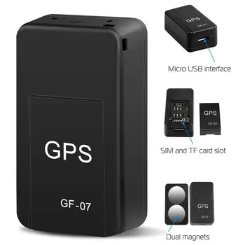 Jaunu GF07 Magnētisks GPS Tracker Reālā Laika Izsekošanas Ierīci Magnētisko GPS Lokatora Transportlīdzekļa atrašanās vietas Atmiņas kopne 16GB Dropshipping