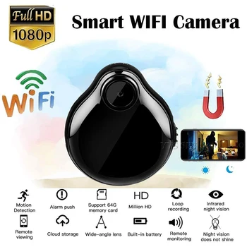 Wifi Mini Camra Espia Video Kamera Ūdens Pilienu Stilā, Mikro Camara Mazo Rīcības IP Drošības Videokamera Atbalsta Slēptās SD Kartes