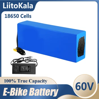 LiitoKala E-bike akumulatora 60V 40Ah 30ah 20ah 25ah 15ah 12ah li-ion akumulators, velosipēds conversion kit bafang lieljaudas aizsardzība