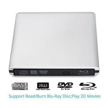 USB3.0 Ārējo DVD Rakstītāju, Blu-ray Atskaņotāju Portatīvo datoru ar Mobilo DATORU Un Saderīgu DATORU