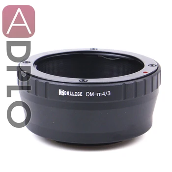 Dollice Objektīva Adaptera Gredzenu Mount Tērps Olympus OM Lens, lai atbilstu Mikro M43 M4/3 Kameras E-PL6 E-P5 E-PL5 E-PM2 E-P3