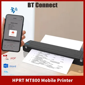 HPRT MT800 Mobilo Printeri A4 Portatīvie printeri soma Tiešā Termiskā Nodošanas Dokumentu PDF Drukāšanas Birojs Xiaomi IOS tālruni