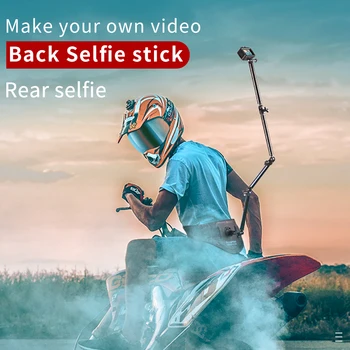 Valkājamas Belt Josta Atpakaļ Joslā Monopod Mount Bracket Par GoPro Hero 5 6 7 8 9 10 Max Insta360 ONE X R Yi Selfie Stick Adapteri