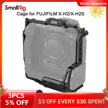 SmallRig Kamera, Būris FUJIFILM X-H2/X-H2S ar FT-XH/ VG-XH Battery Grip Video Pieņemšanas Būrī FUJIFILM X-H2/X-H2S 3933
