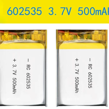 2022 Jaunas Baterijas Litija Polimēru Akumulators 3,7 V 602535 500mah Var Pielāgot Vairumtirdzniecības CE, FCC, ROHS BKAS Kvalitātes Sertifikāciju
