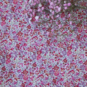 Mazo Ziedu 80S Tissun brīvības Kokvilnas Poplīns Auduma Bērniem Bērnu Šūšana, Auduma Kleitas, Svārki DIY Iespiesti 0,5 M Dizainers