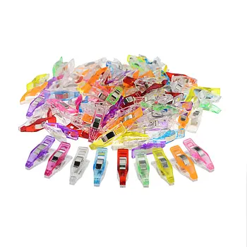 10pcs Šūšanas Klipu Multicolor Plastmasas Apģērbu Klipus Par DIY Hemming Šūšanas Instrumenti, Šūšanas Piederumi, Šūšanas Raibs Klipi