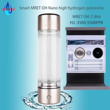 Smart MRETOH Molekulārā Rezonanses 7.8 Hz Nano Bagāts Hycrogen Ūdens Pudeli, Ģenerators Tīrs H2, Ventilators, Elektrolīzes Jonizators Kauss