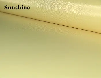 Aramīda Šķiedras Audums audekla Pinuma Audumu 240gsm 0.24 Biezums Dzeltenais Audums ar Augstu Stiprības